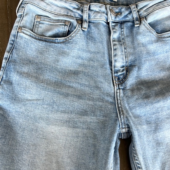 CLEO + WOLF SOUTH COAST HIGH-RISE LIGHT WASH STRETCH BOOTCUT JEANS - Picture 8 of 11